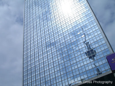 Alexanderplatz Television Tower reflection