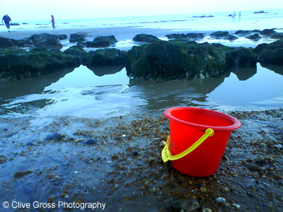 Beach Red Bucket