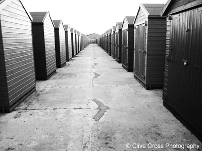 Wooden Beach Huts