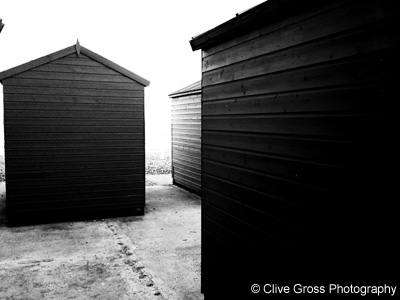 Wooden Beach Huts