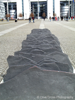 Reichstag slate memorial Berlin