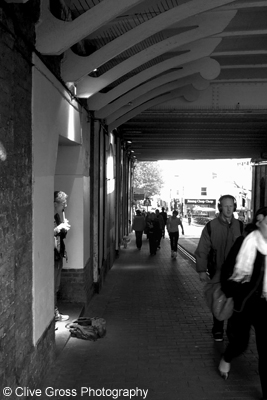 Brighton Railway station busker
