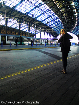 Brighton Railway station passenger