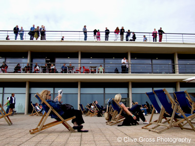De La Warr Pavilion terrace