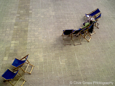 De La Warr Pavilion deckchairs