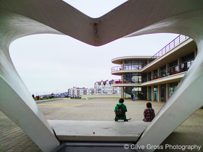 De La Warr Pavilion terrace stage