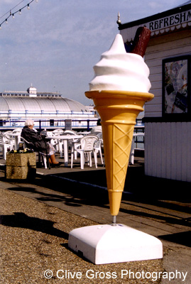 Seafront Ice Cream hut Eastbourne