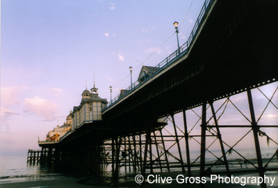 Eastbourne Pier low tide