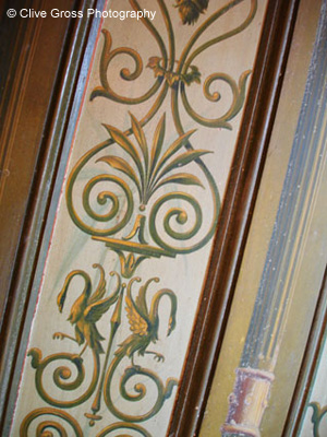 Victorian bedroom door decoration