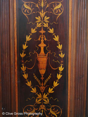 Victorian bedroom door detail