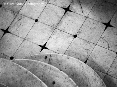 Victorian marble step detail