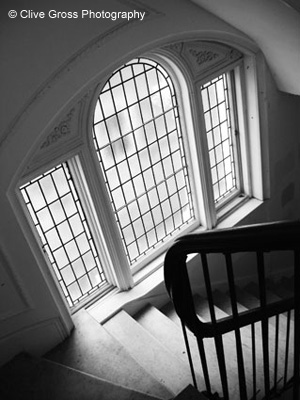 Victorian leaded window