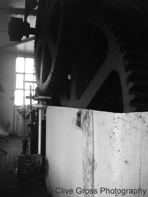 Dockside crane interior Bristol