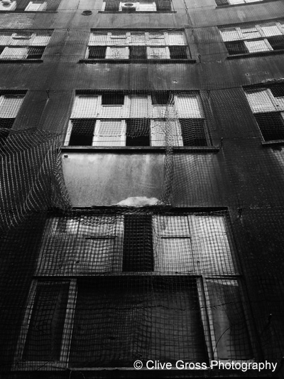 Old Hastings Observer Building side elevation