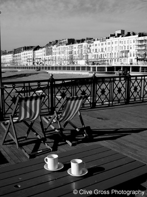 Hastings Pier deckchairs