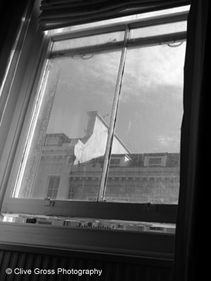 Victorian sash window