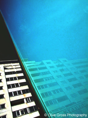 Marine Court Facade reflection