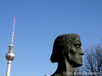 Alexanderplatz Tower and Statue