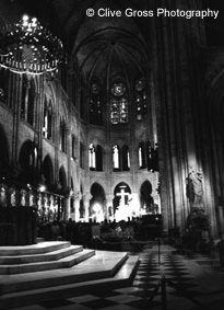 Notre Damme Cathederal interior