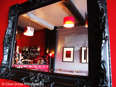 Cafe Relax mirror