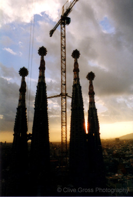 Segrada Familia Spires