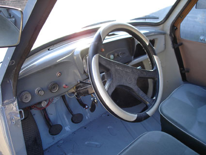 restored Kubelwagen dashboard