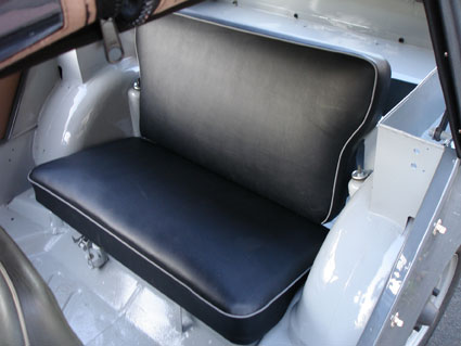 restored Kubelwagen rear seat