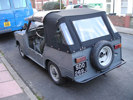 restored Kubelwagen hood