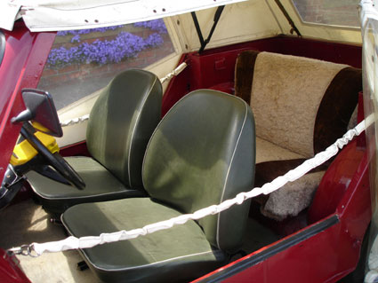 Trabant Kubelwagen interior