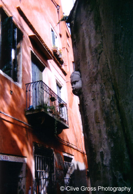 Venice window balconies