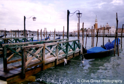 Venice gondolier boat