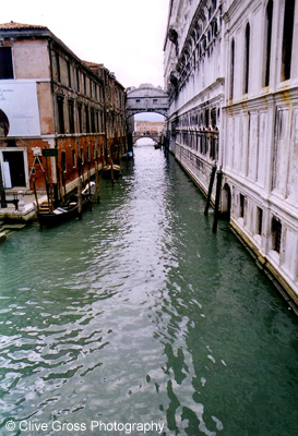 Venice canal bridge
